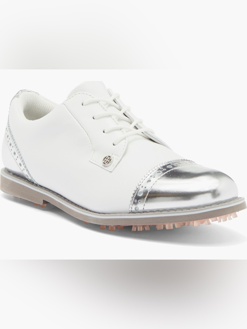 G/Fore Gfore Gallivanter Cap Toe Golf Shoes Women Ladies Silver 9.5 NEW 1975